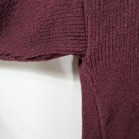 Vintage Bill Blass Cardigan Sweater Mens L Red 90S Cotton Usa Button Vneck Work - Picture 9 of 9